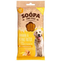 Soopa Vegansk Hunde Snack Banana & Peanut Butter JUMBO Dental Sticks